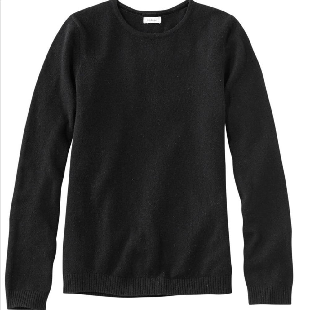 NWT L.L. Bean Women’s Classic Cashmere Crewneck Sweater